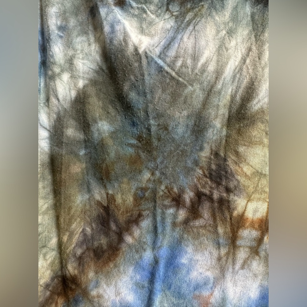Vibrant Tie-Dye One Size Flowy Poncho Hippie Colorful Boho Top - Picture 7 of 7